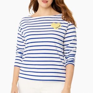 Kate Spade Harbor Stripe Tee - Size Small (NWOT)